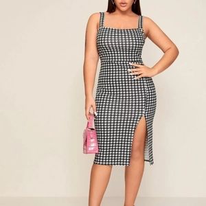 Houndstooth Dress